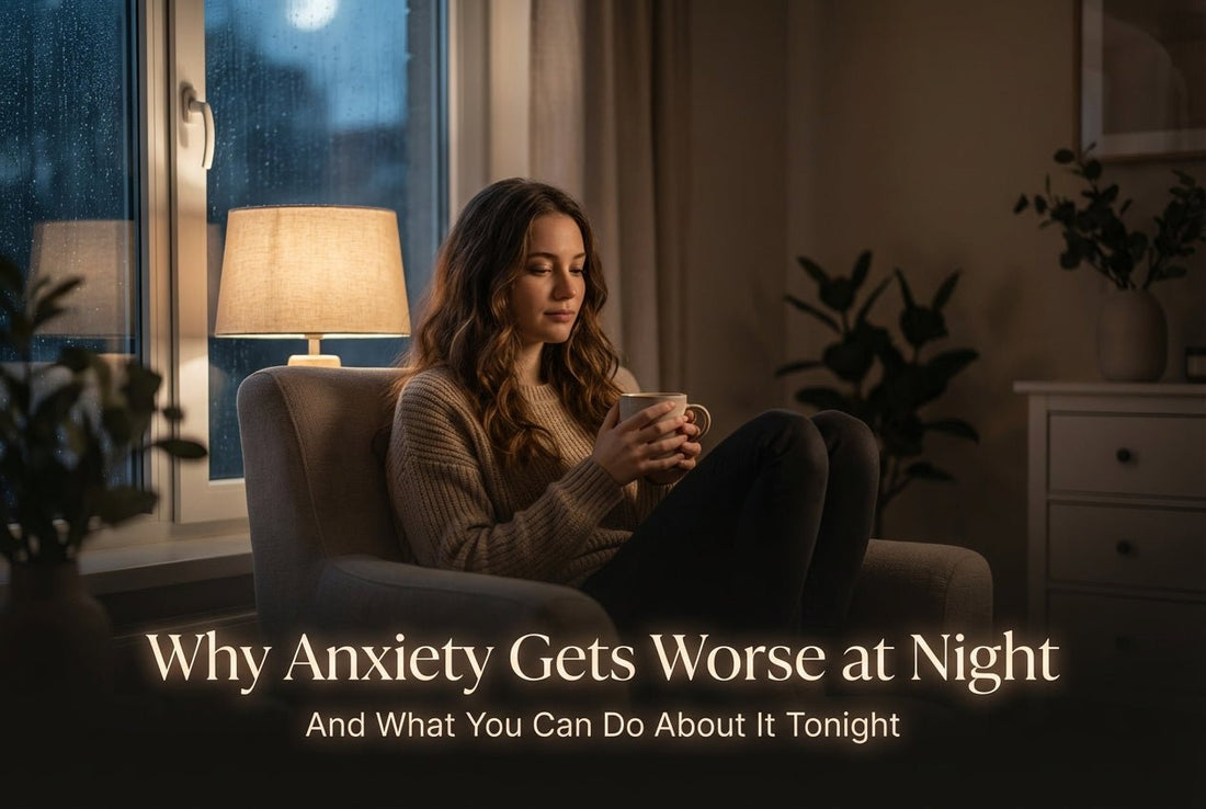 Why Anxiety Gets Worse at Night (And What You Can Do About It Tonight) - Ma boutique